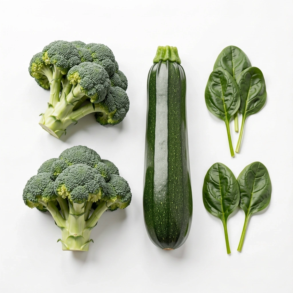 Fresh green vegetables